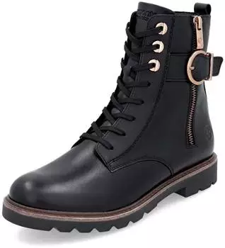 Remonte Dorndorf Lace-up Ankle Boots schwarz/schwarz
