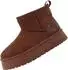MUSTANG Stiefelette Veloursleder/Textil