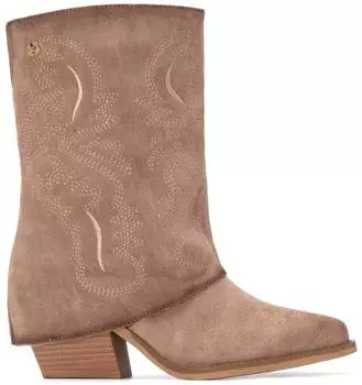 XTI Cowboy Camper Boots beige