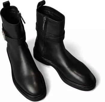 Calvin Klein ANKLE BOOT W/ METAL LOGO schwarz