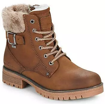 Tom Tailor Lace-up Boots braun/whisky
