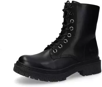 Dockers by Gerli Imitation Leather Lace-up Ankle Boot schwarz