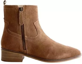 Next Fashion Forever Comfort® Ankle Boots with Side Zipper braun