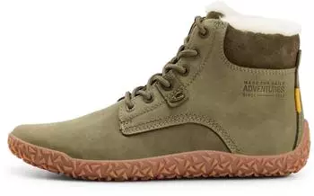 Camel Active Leather Lace-up Ankle Boot oliv