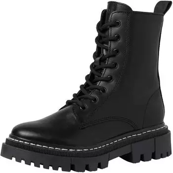 Tamaris Schnürstiefelette black leather
