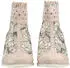 Laura Vita ELOISEO 37 Women's Leather Ankle Boot with Floral Embroidered Toe beige/rosa