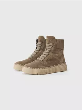 Gabor Platform Ankle Boots hellbraun