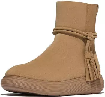 FitWear IQ-Comff Tassel Suede Short Boots (E3B) camel