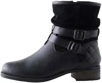 Next Fashion Forever Comfort® Ankle Boots with Faux Fur schwarz