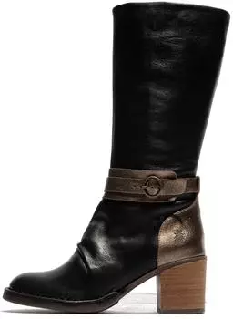 Fly London BEIF165FLY Fashion Boot black dk gold