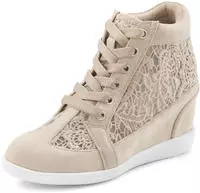 LASCANA Freizeitschuh, Keilstiefelette, Stiefelette, Sneaker mit innenliegendem