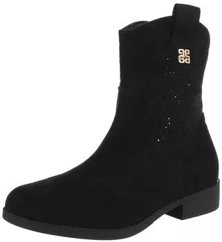 Ital Design Summer boots with perforated look (9373) schwarz