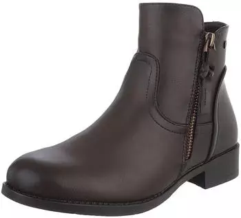 Ital Design Women's Ankle Boots with Zip 4969 braun