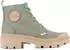 Palladium PALLABASE TWILL Lace-Up Ankle Boot vetiver