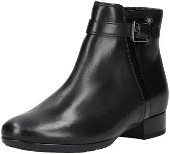 Gabor Elegante Stiefelette Materialmix schwarz