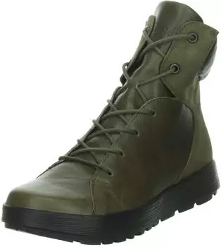 Think Schn&uuml;rstiefelette 11593-36 oliv kombi