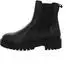 Marc O'Polo Leather Chelsea Boots with Tread Sole schwarz