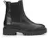 Marc O'Polo Leather Chelsea Boots with Tread Sole schwarz