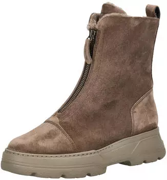 Paul Green Classic Ankle Boots, warm lined, flat braun
