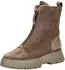 Paul Green Classic Ankle Boots, warm lined, flat braun