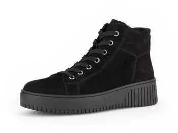 Gabor Best Fitting Lace-Up Ankle Boots with Removable Footbed schwarz