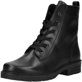 Gabor Lace-up Ankle Boot Smooth Leather schwarz