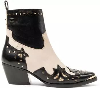 Lazamani Ankle Boot Leather creme