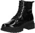 s.Oliver Lace-Up Ankle Boot black patent