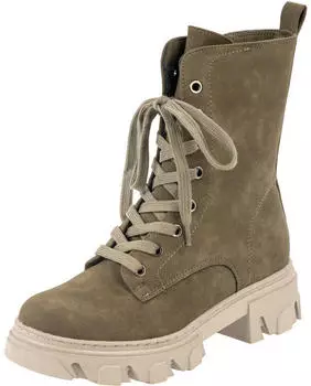 Palado Damen Schnürstiefelette 'Lefkada' khaki