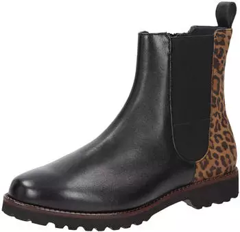 Sioux Meredith Chelsea Boots schwarz/caramel
