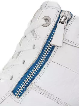 Ara Osaka Lace-Up Boots High Top Sneaker Comfort Width G wei&szlig;