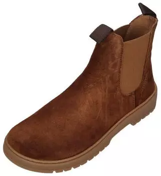 Koel Damen Barefoot Chelseaboots GAVIEN SUEDE cognac