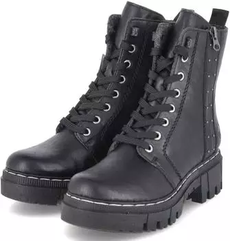 Rieker D-Lace-Up Boot schwarz