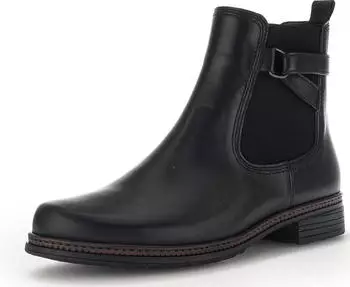 Gabor Schlupf-/Reißverschlußstiefelette (74.670) schwarz