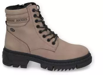 Dockers by Gerli Women's Lace-Up Boots beige