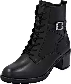 Remonte Dorndorf Lace-up Ankle Boot Leather/Synthetic schwarz