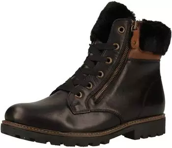 Remonte Dorndorf Ankle Boot Smooth Leather Lace-Up Boot schwarz/braun