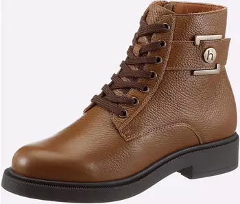 Andrea Conti Lace-Up Ankle Boot (57542841 / 57089522) cognac