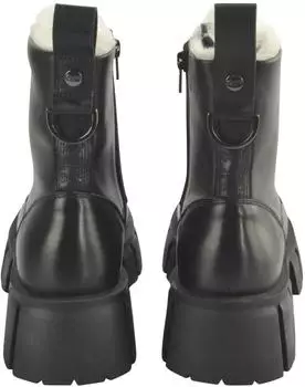 Buffalo Escape Lace Up Mid Warm Boot schwarz