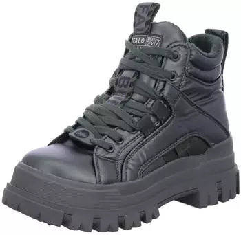 Buffalo Gospher Biker Hi Zip Vegan Nappa (BN16303351) oliv