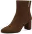 Marco Tozzi Ankle Boots with Block Heel cinnamon