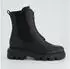 Paul Green Lace-Up Ankle Boot Nubuck Leather/Textile schwarz