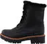 Tom Tailor Winter Ankle Boot Block Heel with Faux Fur at Shaft Edge schwarz