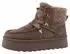 Tom Tailor Snow Ankle Boots with Faux Fur grün/mud