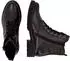 Remonte Dorndorf Lace-up Ankle Boot Block Heel Used Look dunkelbraun
