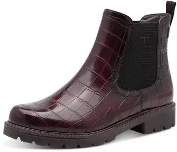 Tamaris Chelsea Boots Schlupfstiefel rot