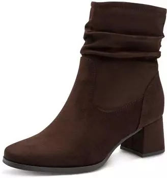 Tamaris Wide Fit Ladies Boot Heel (8-85301) mocca