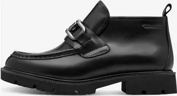 Tamaris Wide Fit Women's Boot Flat (8-85400) black nappa