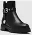 Esprit LILLI Ankle Boot with Zip and Decorative Buckle on Shaft schwarz