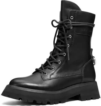 Michael Kors Caleb Lug Bootie schwarz